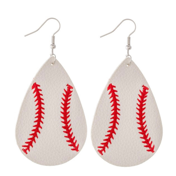 Baseball Earrings