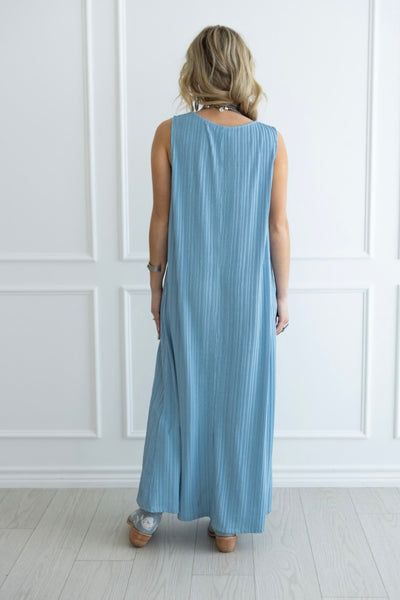 Textured Maxi Dress