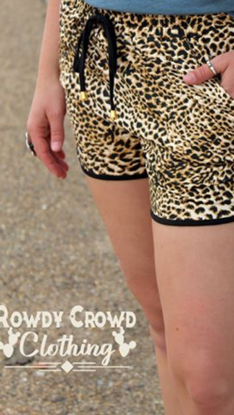 Cheetah Print Shorts