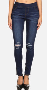 Lightly Distressed Jeggings