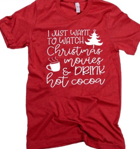 Red Christmas Movie T-Shirt