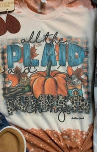 All the Plaid and Pumpkin Things Graphic Tee