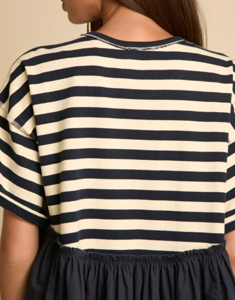 Striped Baby Doll Top
