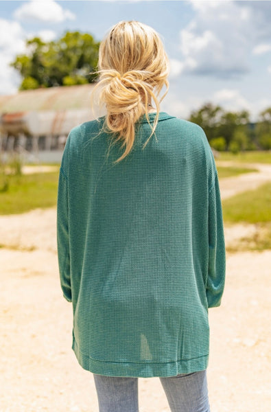 Waffle Knit TunicTop