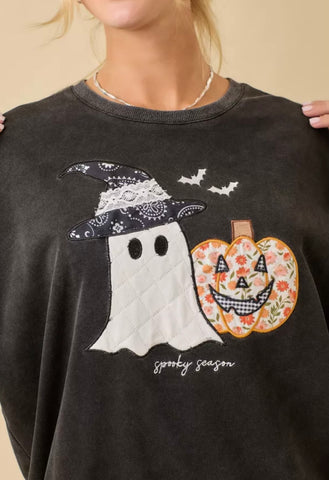 Halloween Patchwork Top