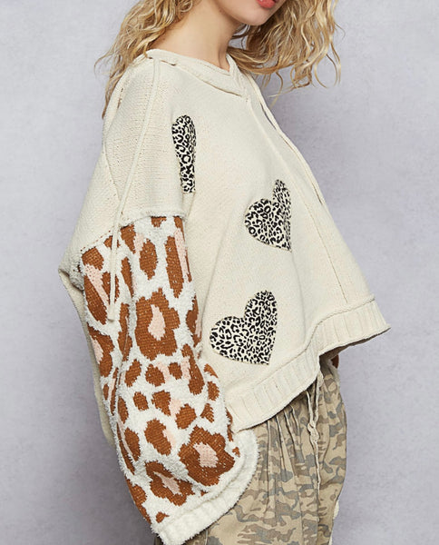 Animal Print Hoodie