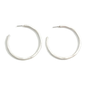 Hammered Metal Hoops