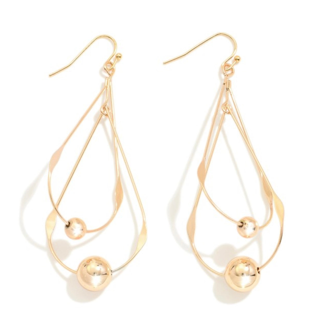 Gold Chandelier Drop Earrings