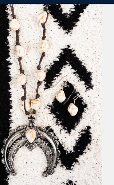Cord Squash Blossom Necklace
