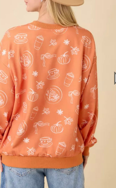 Pumpkin Spice Top