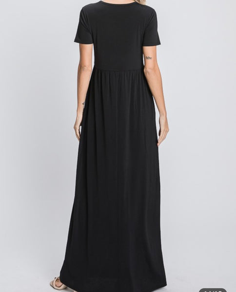 Dark Navy Maxi Dress