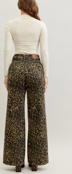 Judy Blue Leopard Print Jeans