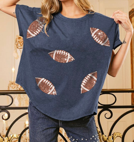 Sequin Football Top