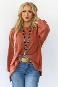 Waffle Knit TunicTop
