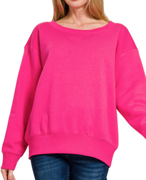 Boatneck Sweatshirt