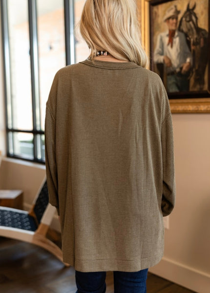Waffle Knit TunicTop