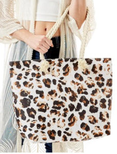 Leopard Print Tote