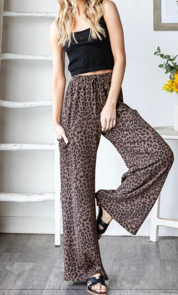 Animal Print Urban Rib Pants