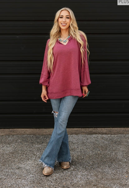 Plus Autumn Rose Tunic