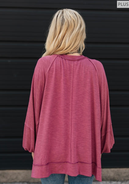 Plus Autumn Rose Tunic