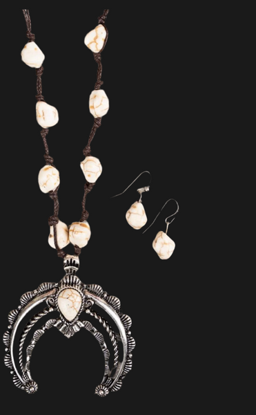 Cord Squash Blossom Necklace