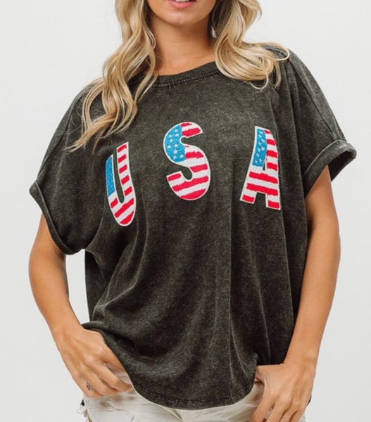 USA Vintage Wash Top