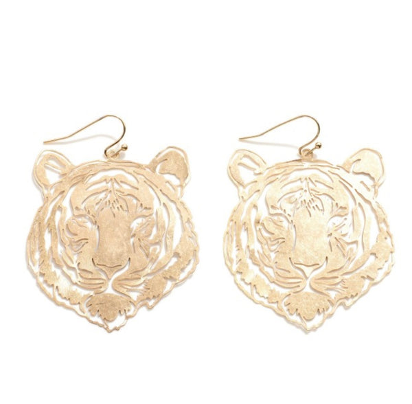 Cutout Collegiate Earrings