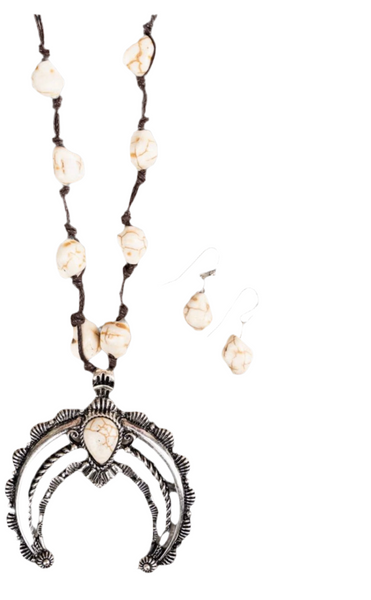 Cord Squash Blossom Necklace