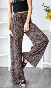 Animal Print Urban Rib Pants