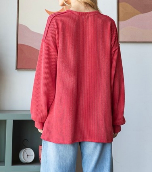 Merry Christmas Urban Rib Top