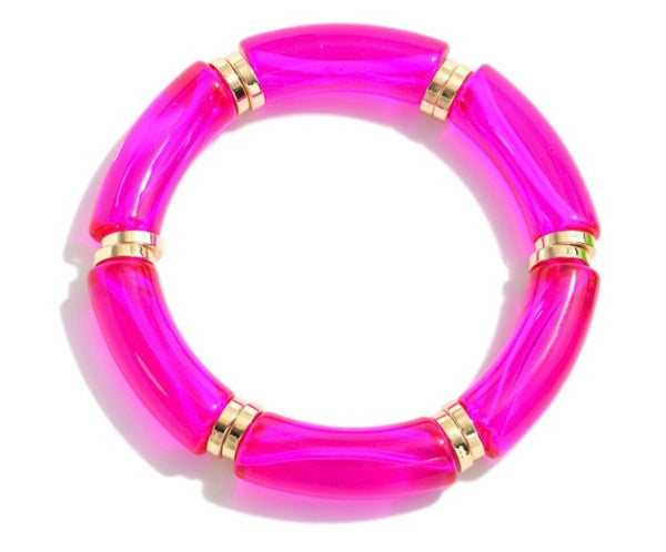 Acrylic Tube Bracelet