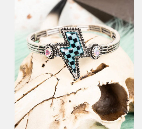 Checker Bolt Bracelet