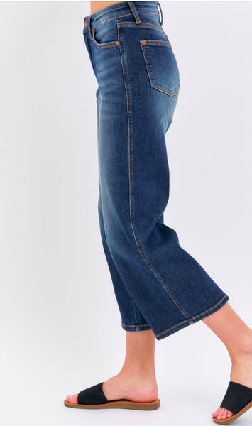 Judy Blue Wide Leg Crop