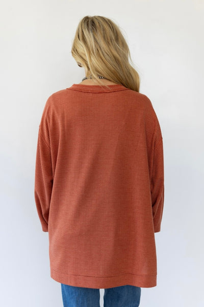 Waffle Knit TunicTop