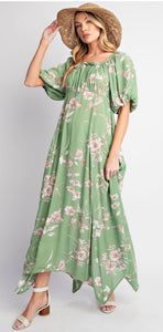 Floral Print Maxi Dress