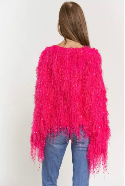 Fluffy Faux Fur Sweater