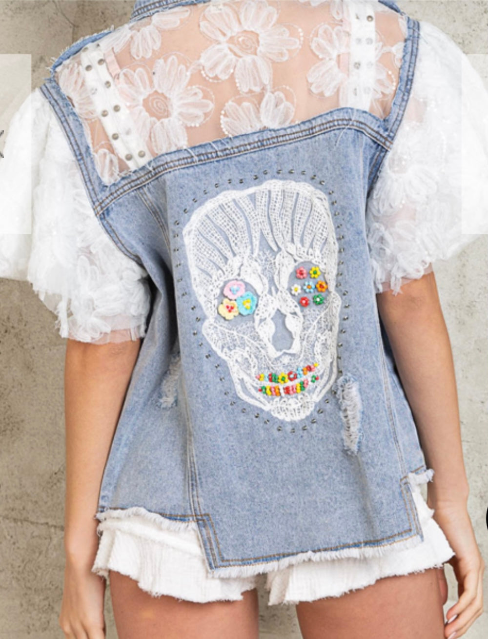 Denim & Lace Jacket