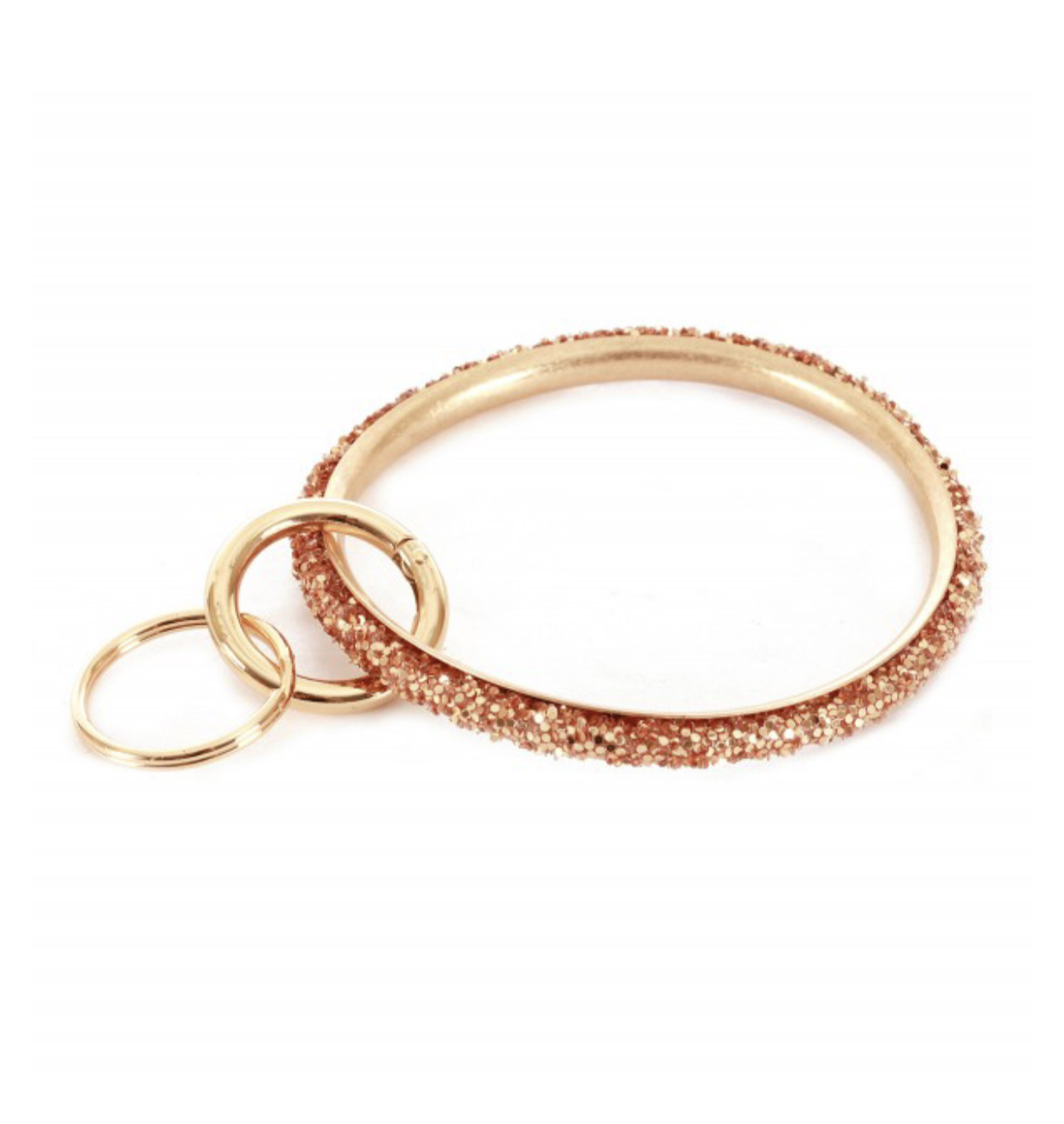 Glittery Bangle Keyring Holder