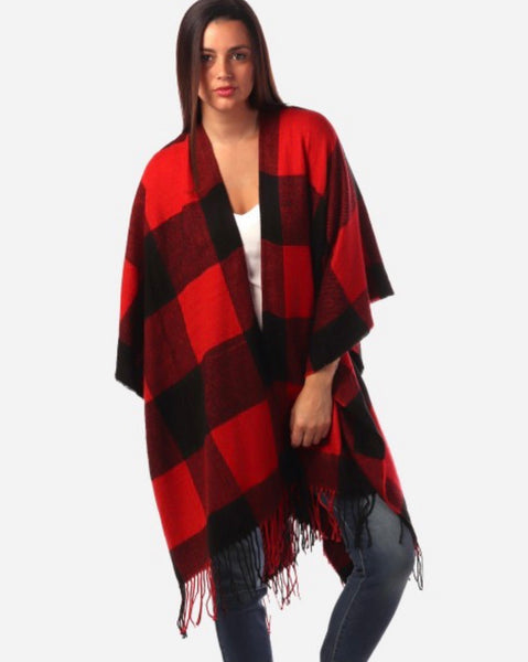 Buffalo Plaid Ruana