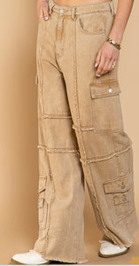 Wide Leg Cargo Pants