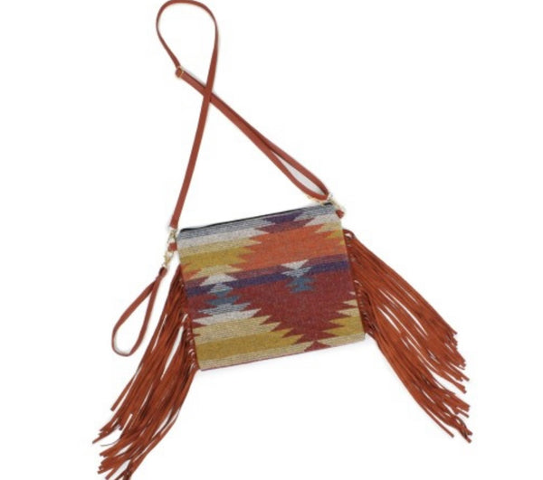 Western Tassel Crossbody