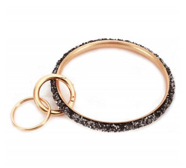 Glittery Bangle Keyring Holder