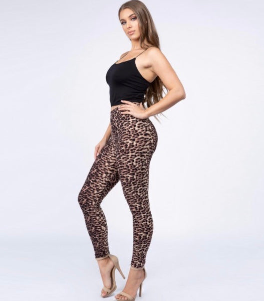 Cheetah Print Leggings