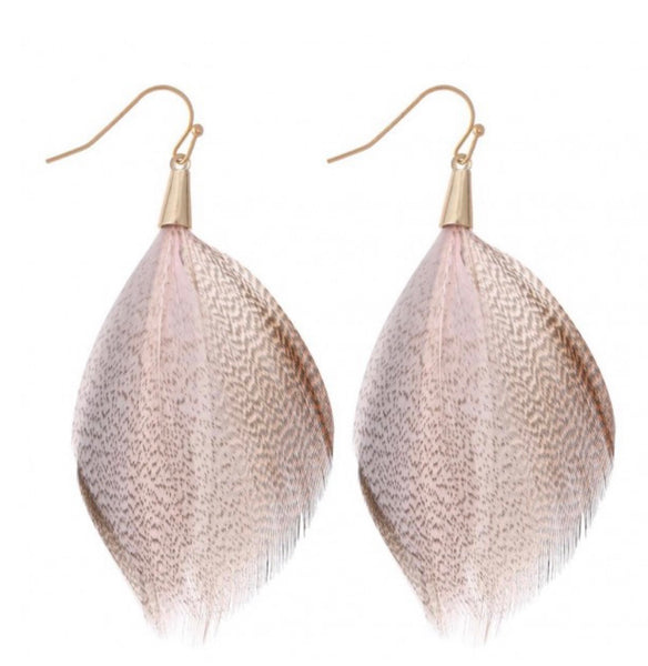 Feather Boho Earrings