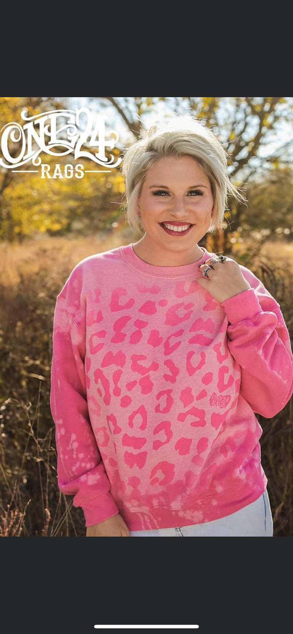 Pink Cheetah Print Sweatshirt