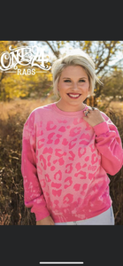 Pink Cheetah Print Sweatshirt