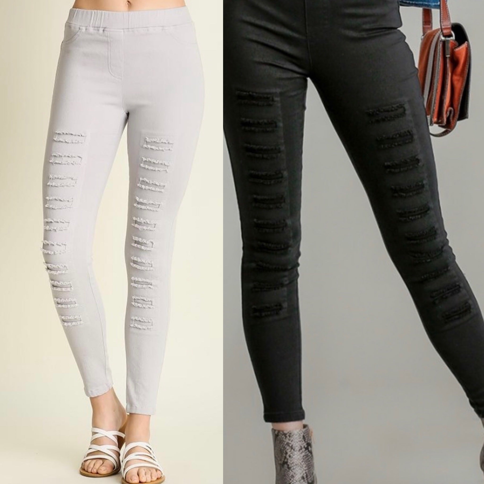 Distressed Jeggings