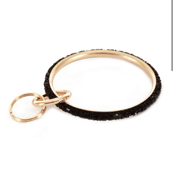 Glittery Bangle Keyring Holder