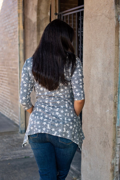 Cowboy Acid Wash Tunic