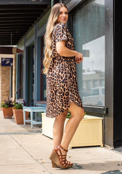 Vintage Leopard Dress